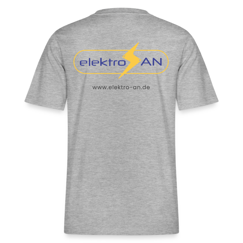 Elektro AN | T-Shirt  grau/weiß - Grau meliert